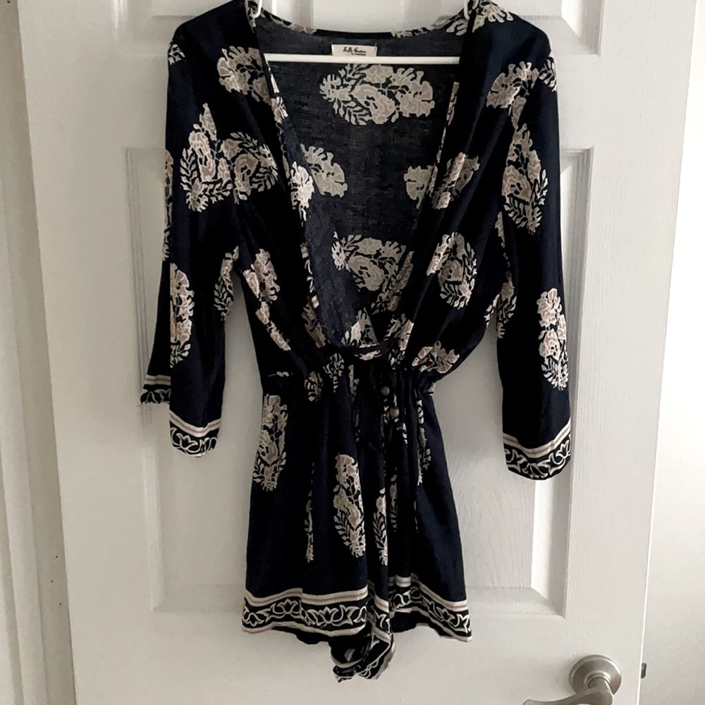 Boho print romper small/medium